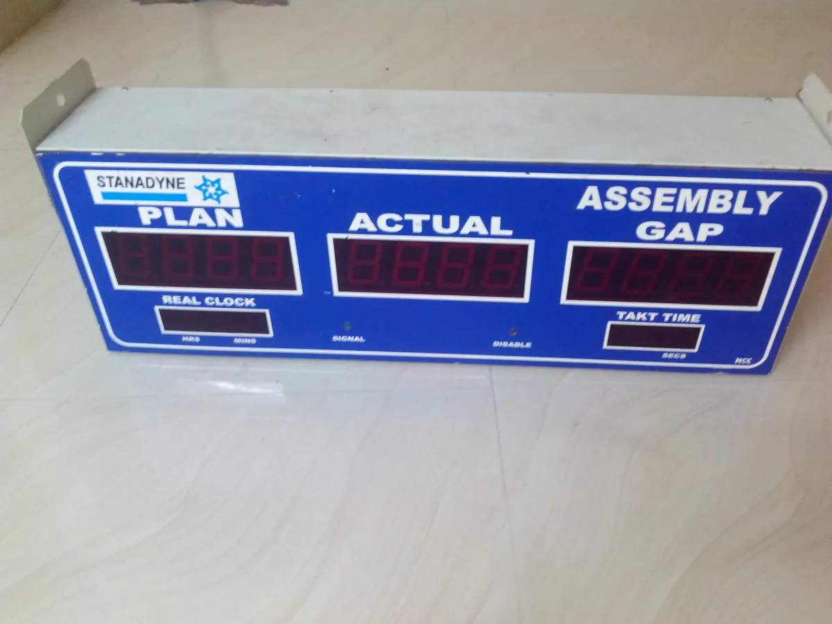 CNC Job-Counting & Wireless Display System photo 2