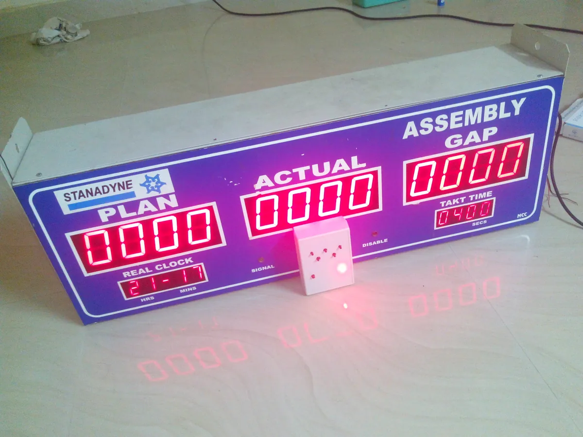 CNC Job-Counting & Wireless Display System photo 5